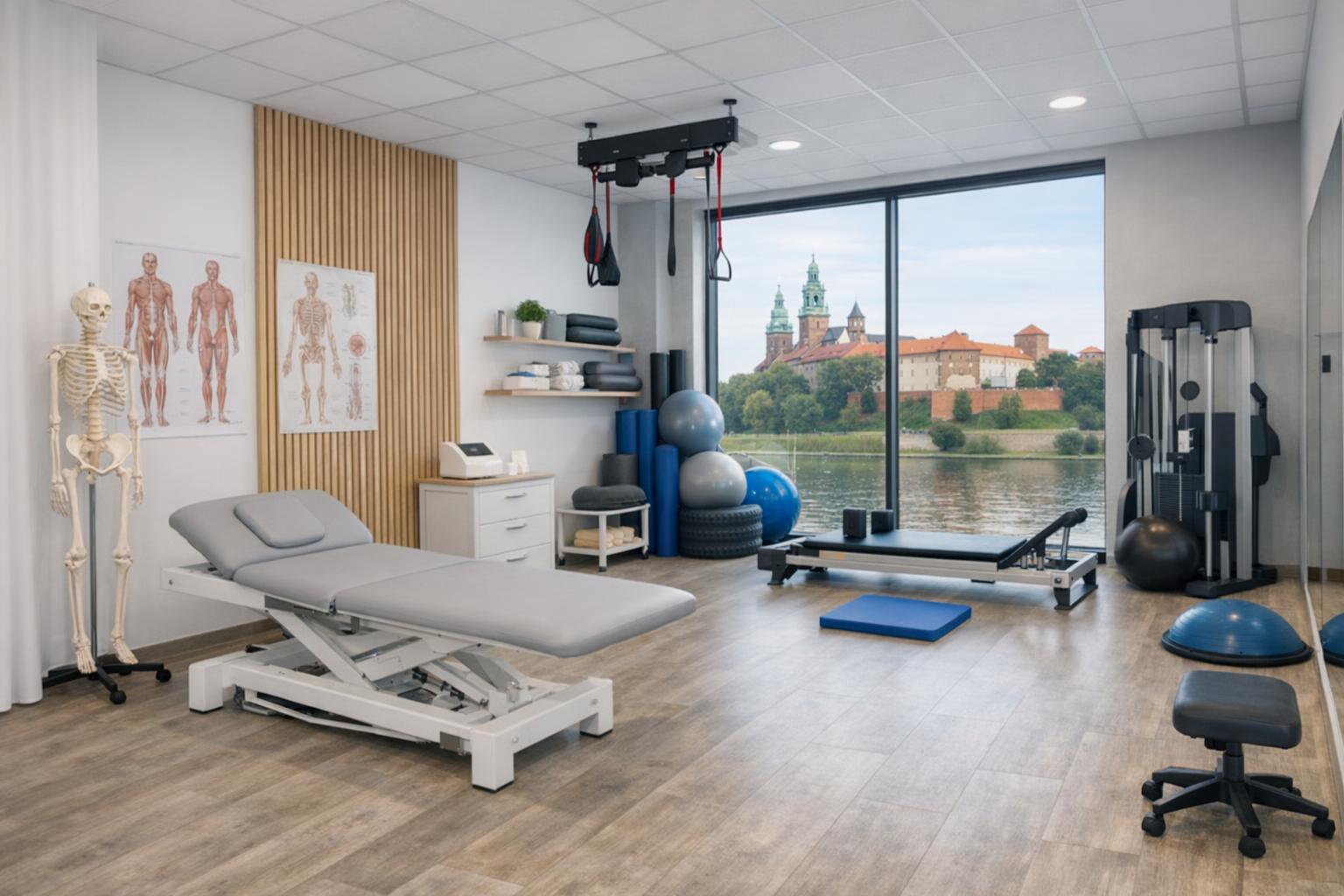 zdjęcie nowoczesnego gabinetu rehabilitacji w Krakowie